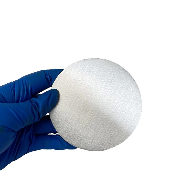 Tinsan Materials - Aluminum Sputtering Target 99.999% (5N) – 50.8 mm Diameter Thickness 3mm 3.175mm 4mm 5mm 6mm 6.35 mm & Magnetic Spacer Option Custom Sizes Available