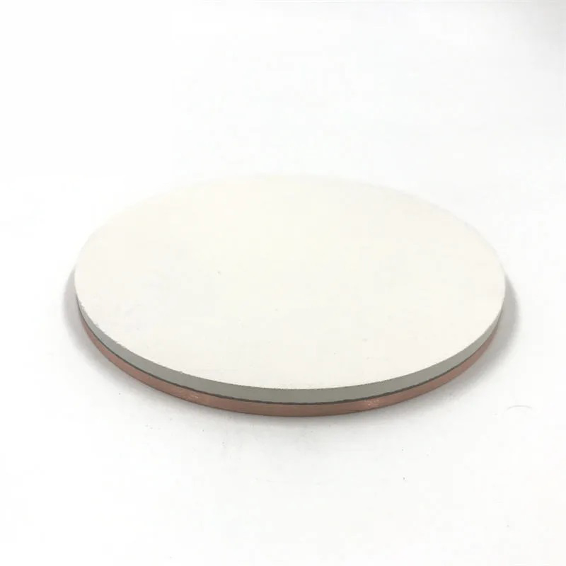 Zinc Sulfide (ZnS) Sputtering Target 99.99% – Multiple Diameters With Copper Backing Plate & Magnetic Spacer Options